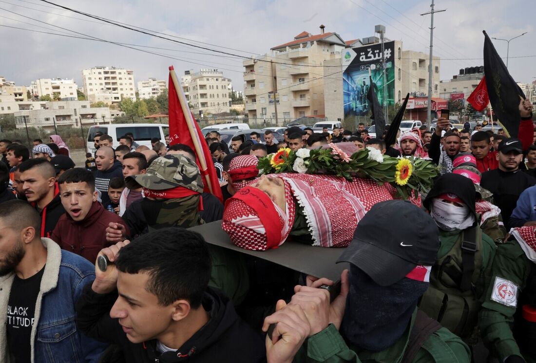 Forças israelenses matam um palestino na Cisjordânia