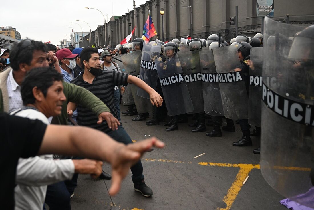 Protestos no Peru 