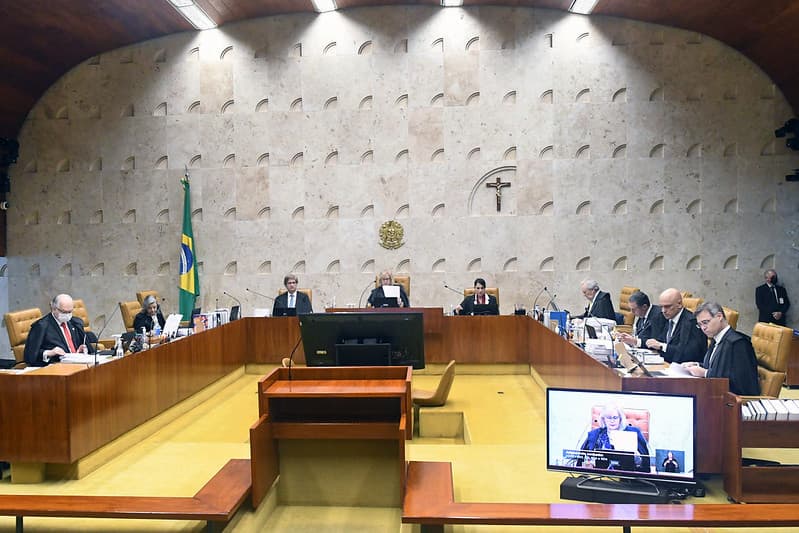 Sessão plenária do Supremo Tribunal Federal