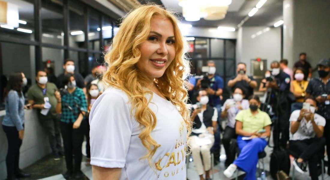 Joelma, em coletiva de imprensa sobre gravação do novo DVD