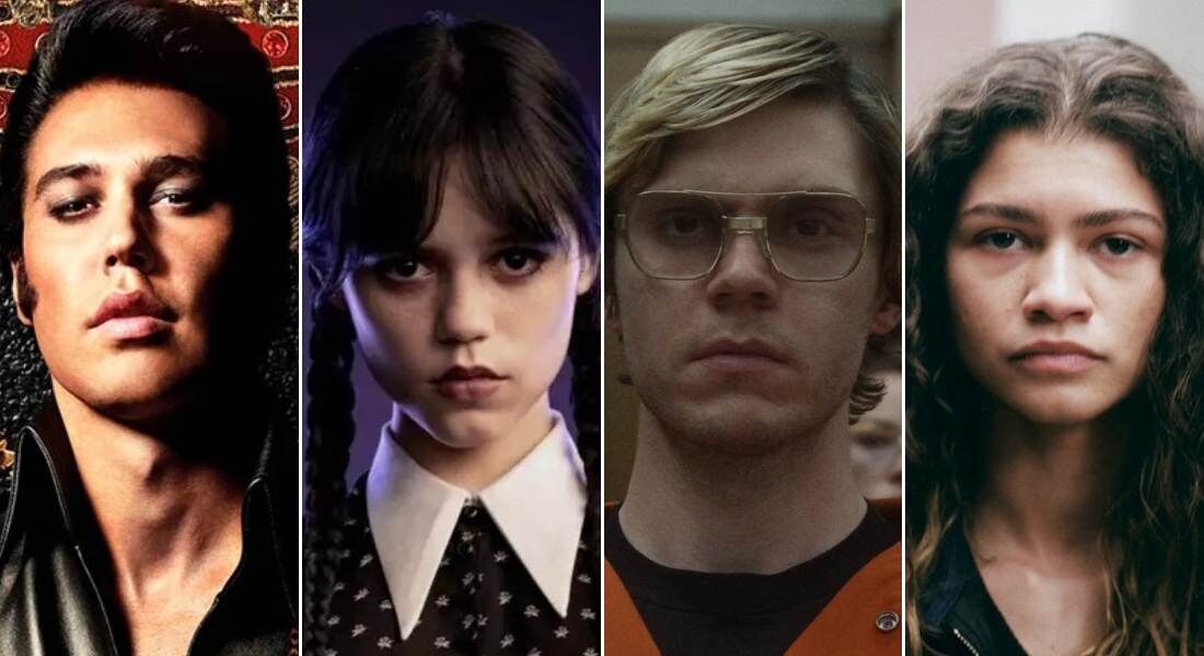 "Elvis", "Wandinha", "Dahmer" e "Euphoria" estão entre as produções concorrentes