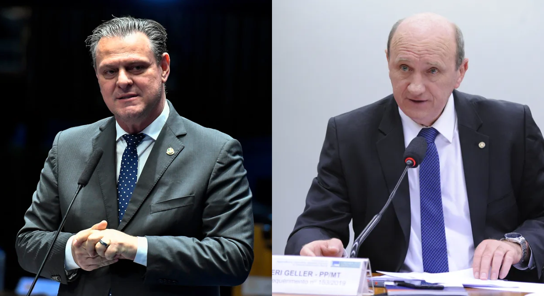 Senador Carlos Fávaro (PSD-MT) e o deputado federal Neri Geller (PP-MT)