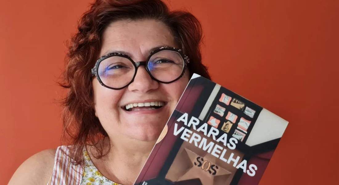 Cida Pedrosa lança "Araras Vermelhas", sue novo livro