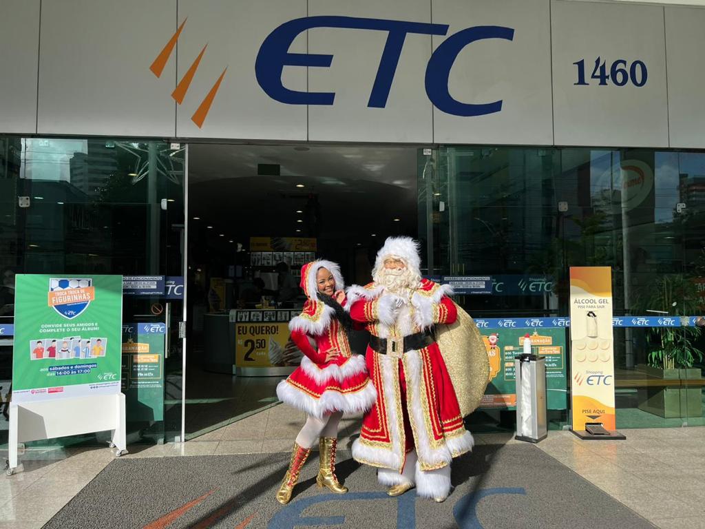 Com o tema "Histórias Mágicas de Natal", o Shopping ETC, no Bairro dos Aflitos, na Zona Norte do Recife, promove uma extensa programação natalina 