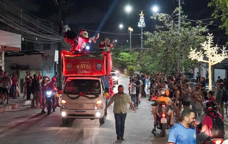 Desfile da Caravana de Natal em Jaboatão