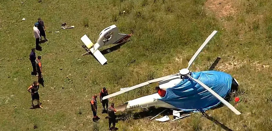 Helicóptero que caiu no Rio