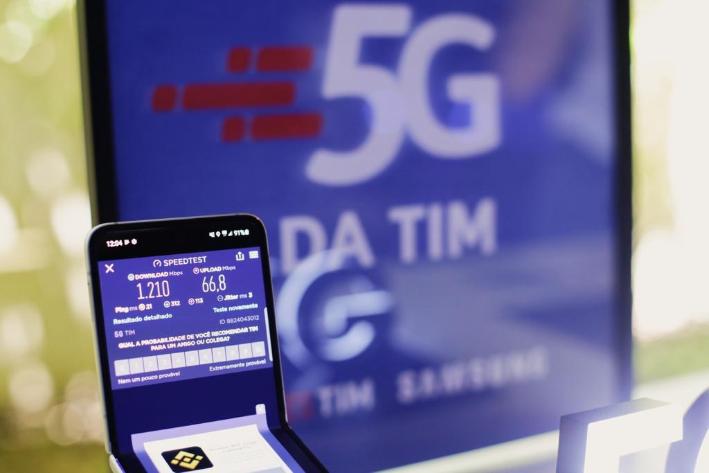 TIM foi a primeira operadora que levou o 5G para todos os bairros do Recife