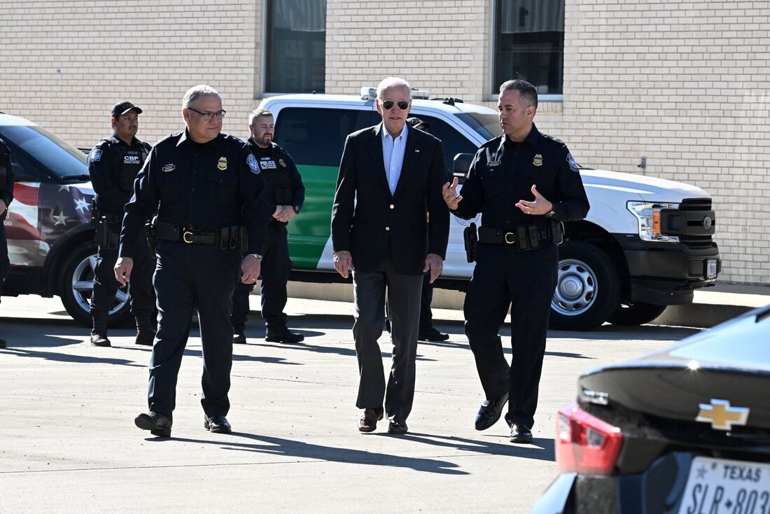 Biden chega à fronteira com o México em primeira visita como presidente dos Estados Unidos