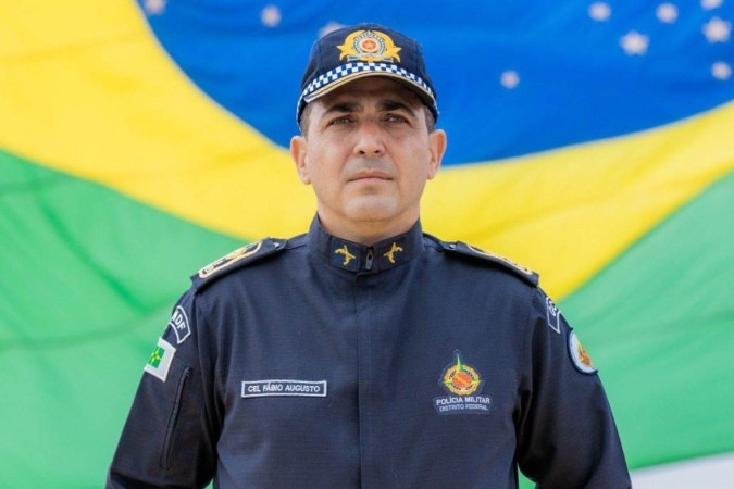 Ex-comandante-geral da Polícia Militar do Distrito Federal coronel Fábio Augusto