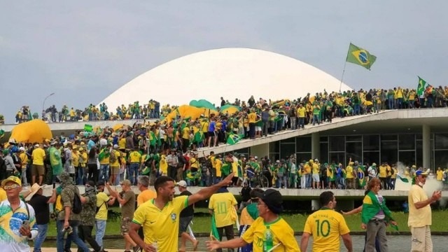 Atos golpistas em Brasília 