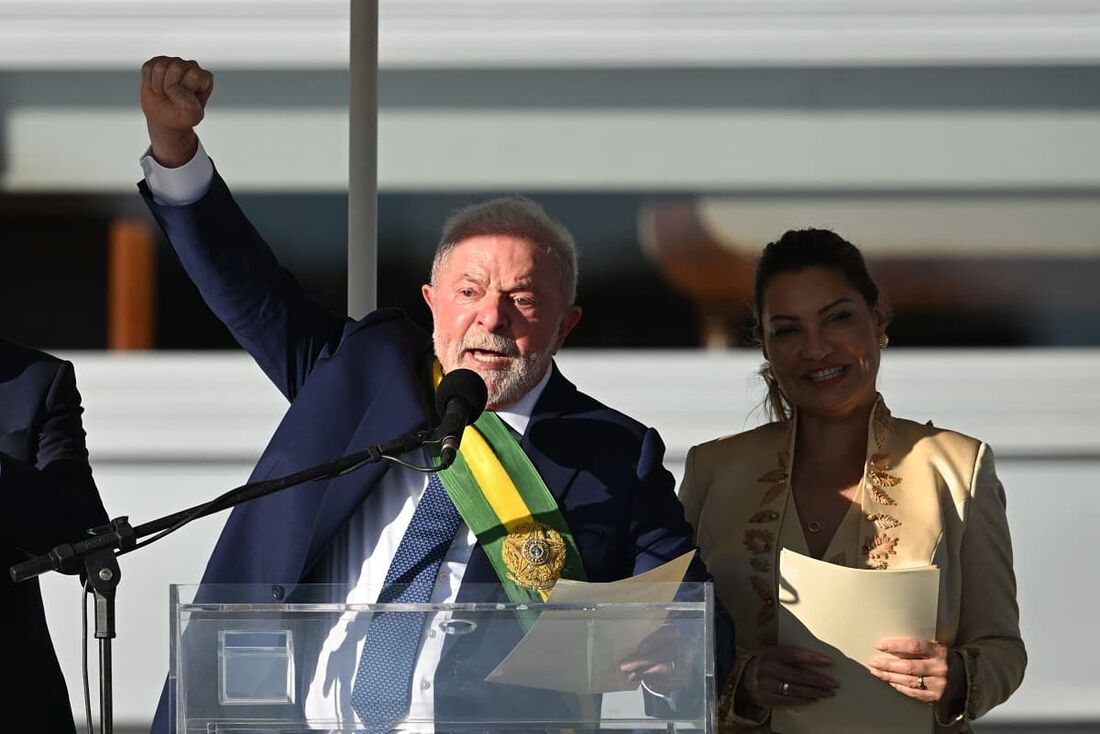 Lula e a primeira-dama, Janja 