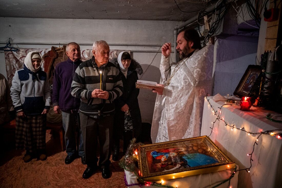 Ucranianos e russos celebraram Natal ortodoxo sem cessar os combates