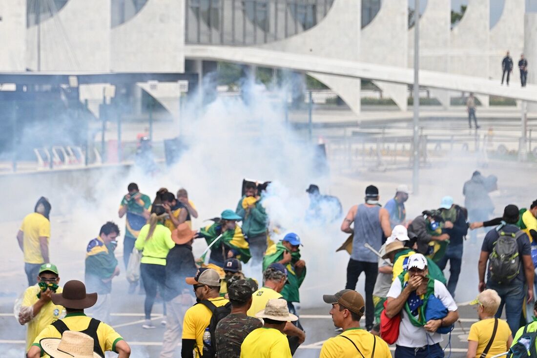 Atos golpistas em Brasília