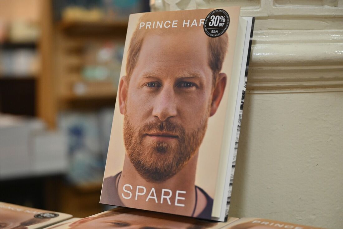 A Autobiografia do príncipe Harry foi intitulado "Spare"