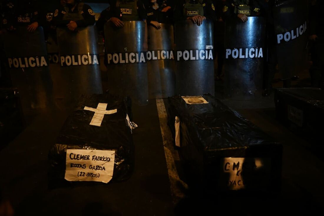 Protestos no Peru