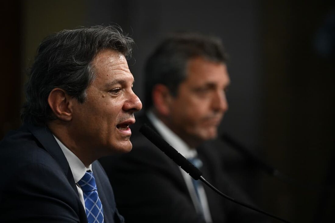 Ministro da Fazenda Fernando Haddad em visita à Argentina