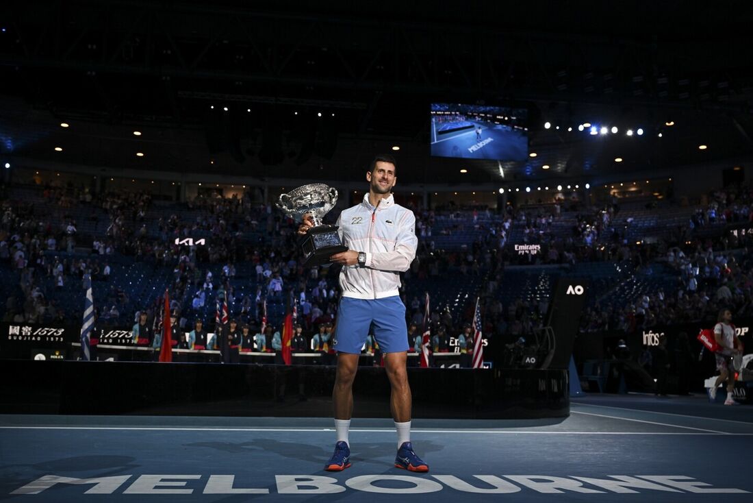 Novak Djokovic conquistou o Australian Open pela décima vez