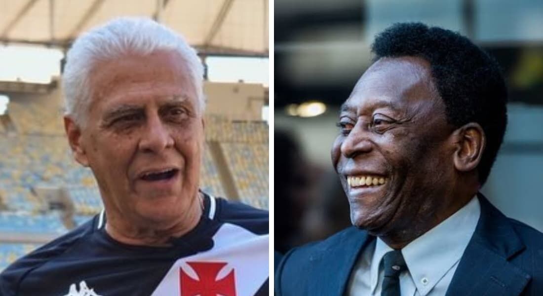 Roberto Dinamite e Pelé