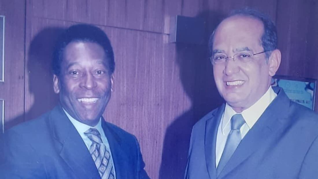 Pelé e Gilmar Mendes 