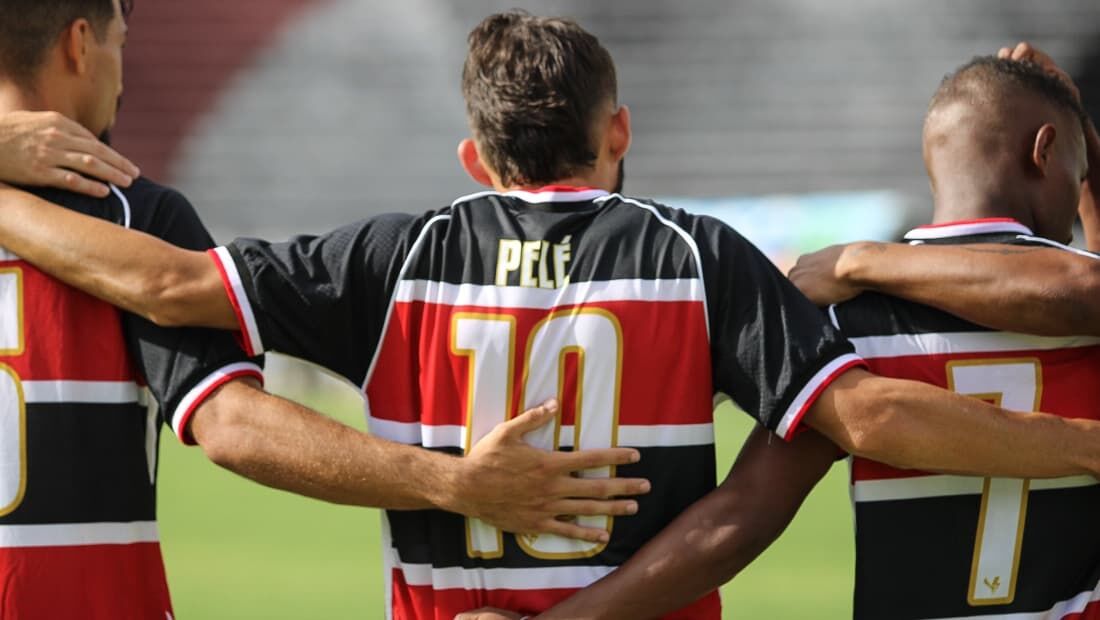 Anderson Paraíba usou a camisa dez no jogo-treino contra o Maguary 