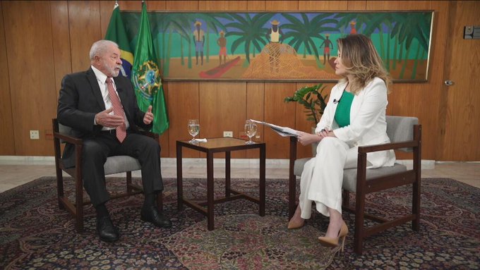 Lula em entrevista a GloboNews