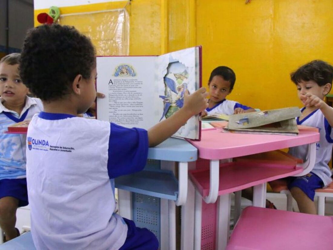 Alunos da rede municipal de Olinda