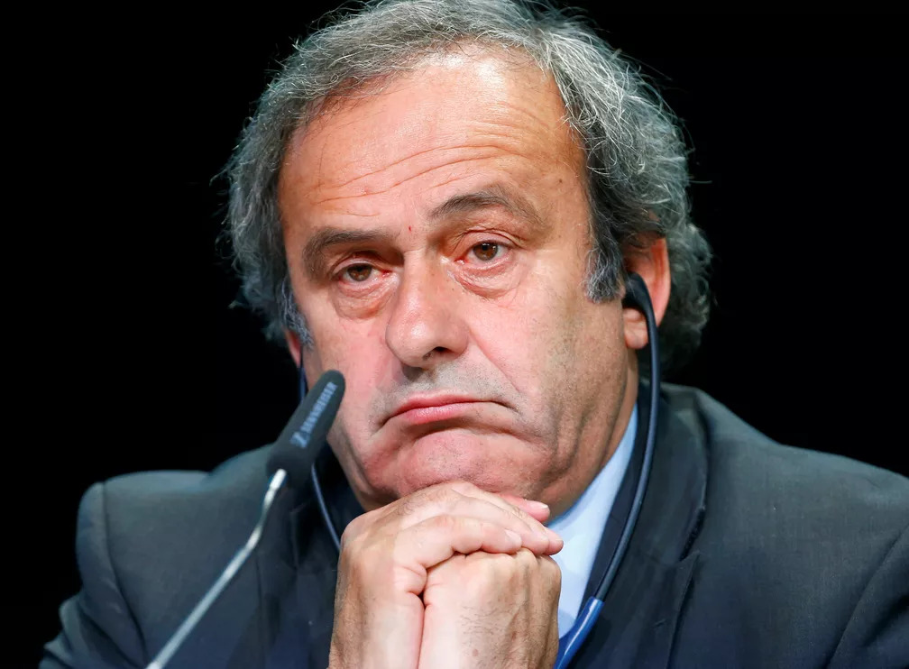 O ex-atacante da França e ex-presidente da Uefa, Michel Platini