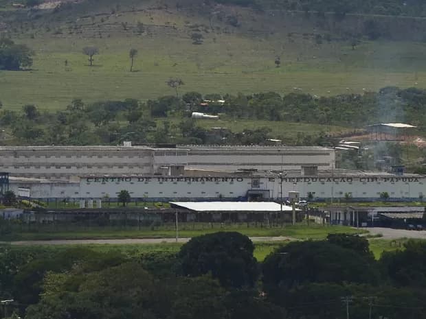 Vista aérea do complexo penitenciário da Papuda, no Distrito Federal