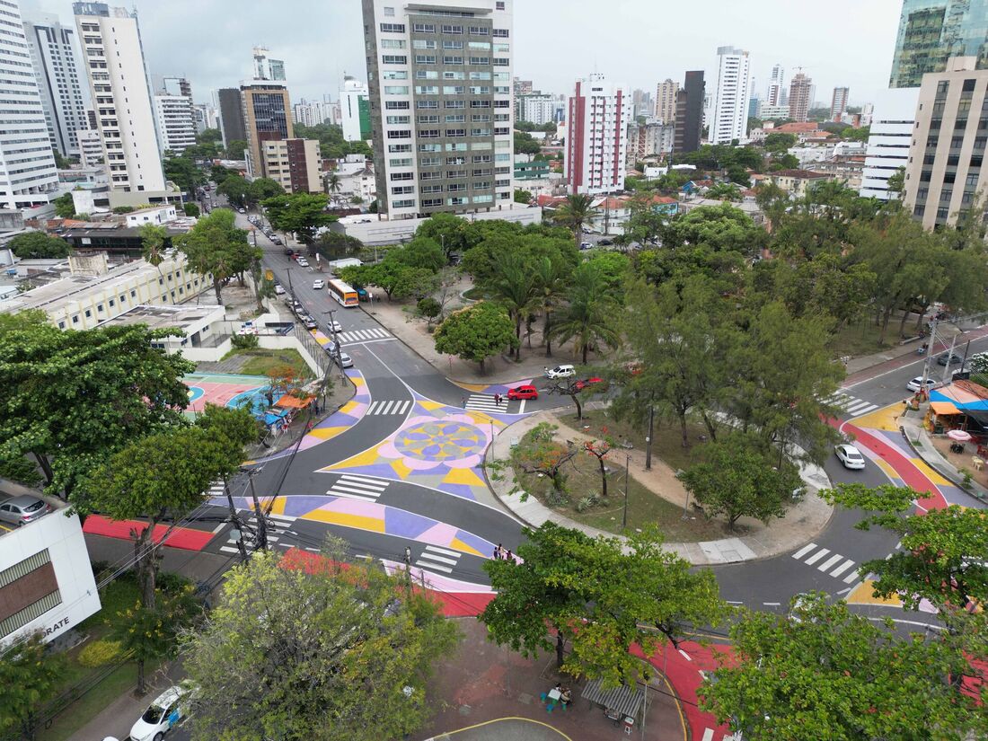 Nova sinalização da Ilha do Leite