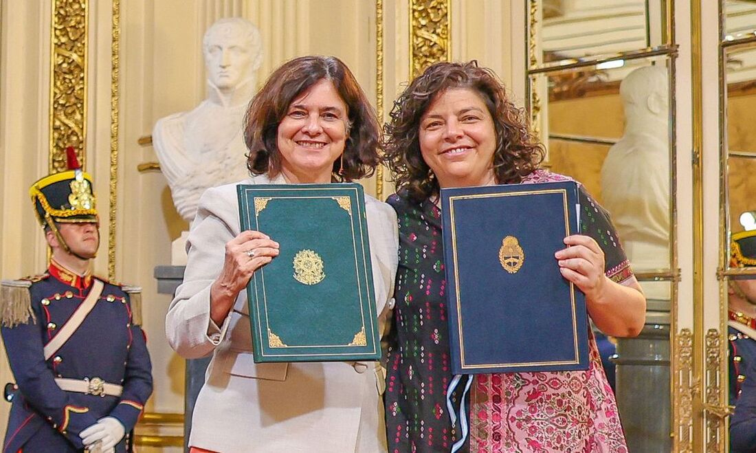 Nísia Trindade (Brasil) e Carla Vizzotti (Argentina)