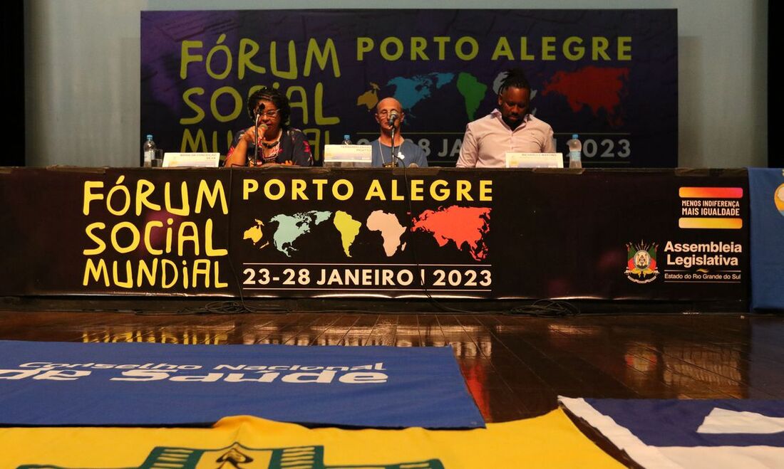 Fórum Social Mundial (FSM), em Porto Alegre.