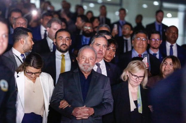 Presidente Luiz Inácio Lula da Silva e governadores 