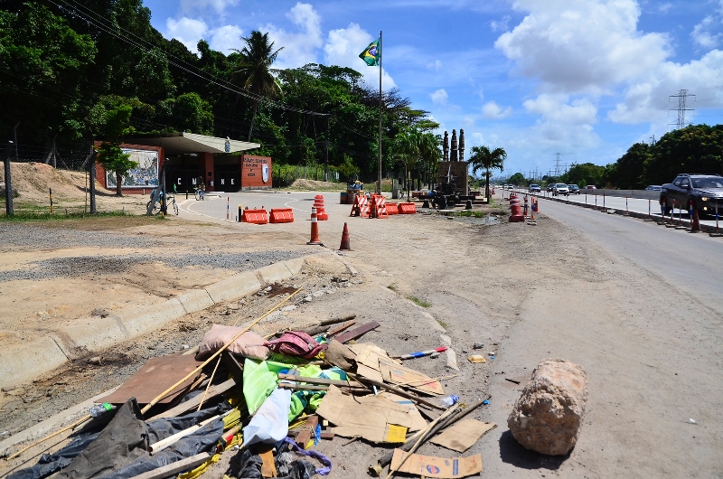 Local onde ficava acampamento bolsonarista no Recife 