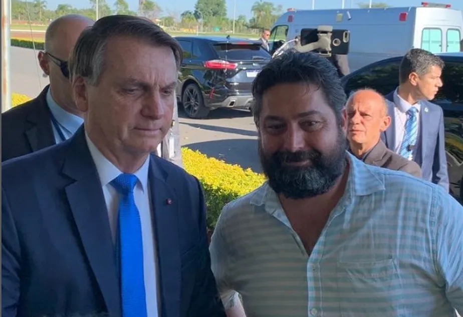 João Carlos Baldan com o ex-presidente Jair Bolsonaro 