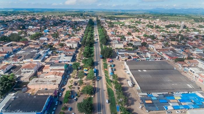 Cidade de Itabela, no sul da Bahia. Na região, está localizada a terra indígena Barra Velha, local de intensos conflitos com fazendeiros