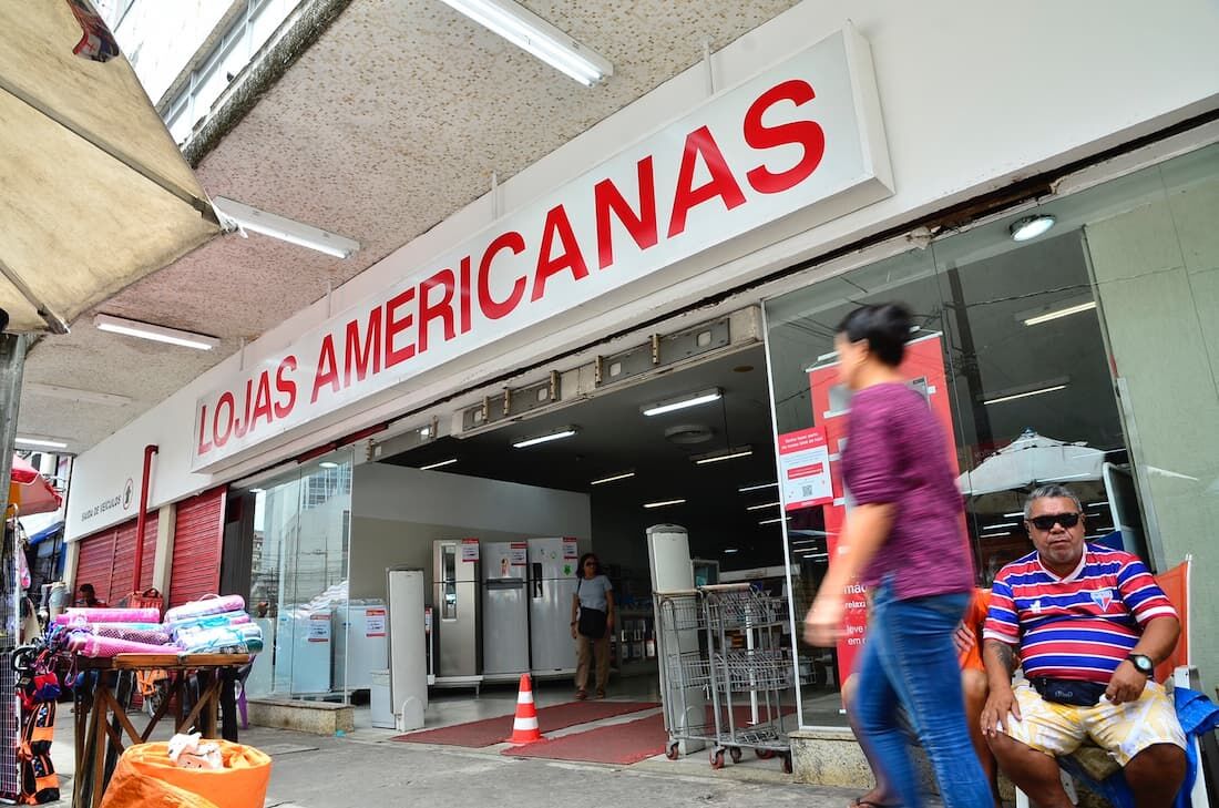 Fachada das Lojas Americanas