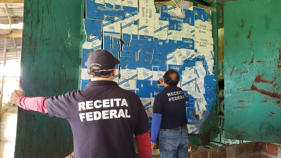 Carga apreendida foi levada para a reciclagem