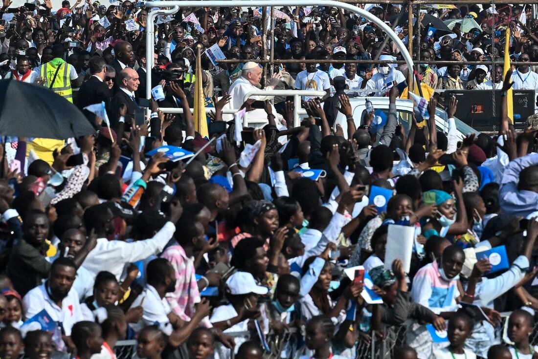 Para Francisco  na  República Democrática do Congo