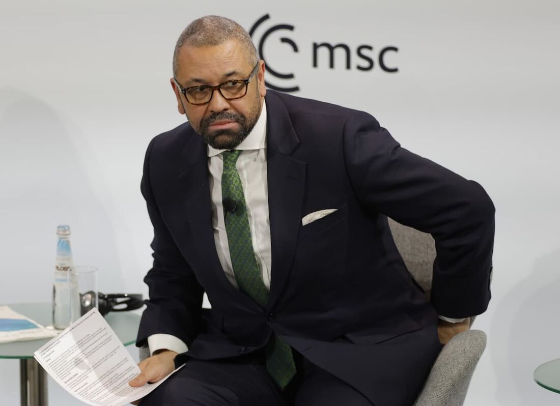 James Cleverly, chefe da diplomacia britânica