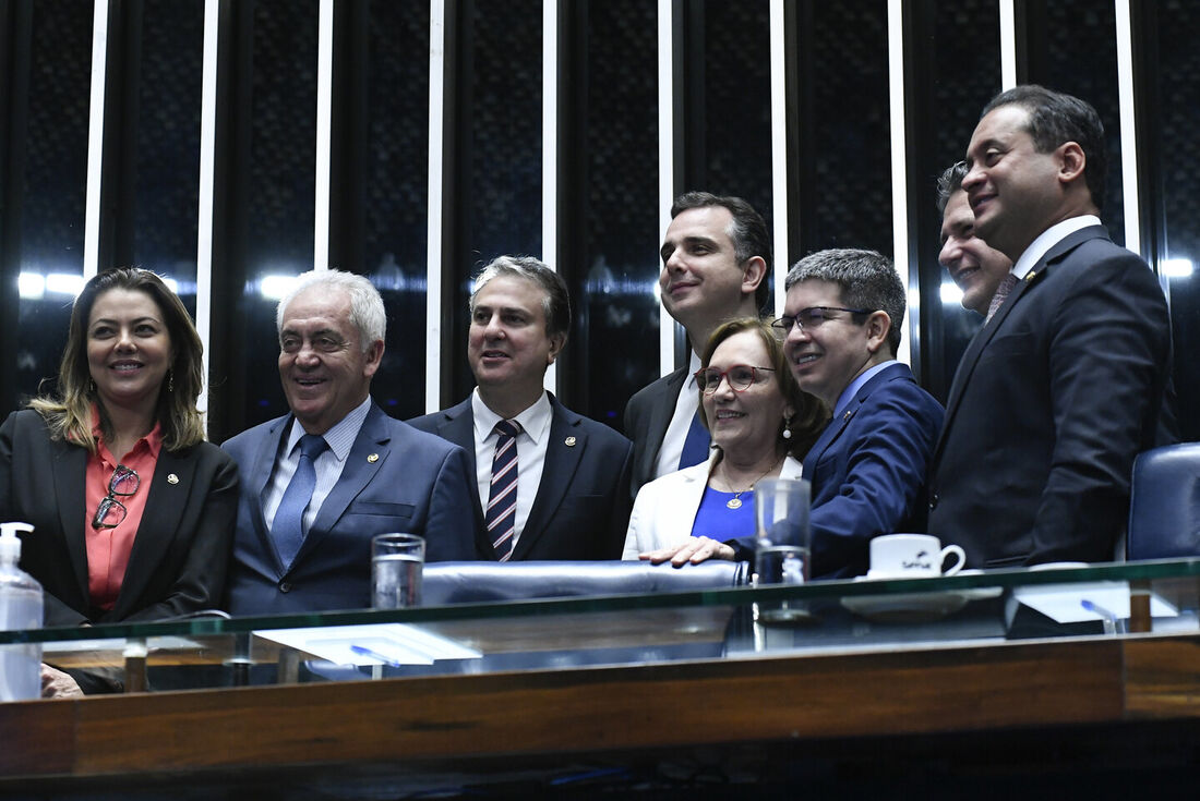 Reunião preparatória para as eleições da mesa diretora do Senado Federal