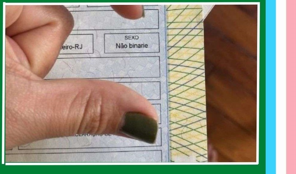 Registro civil com representação não binárie