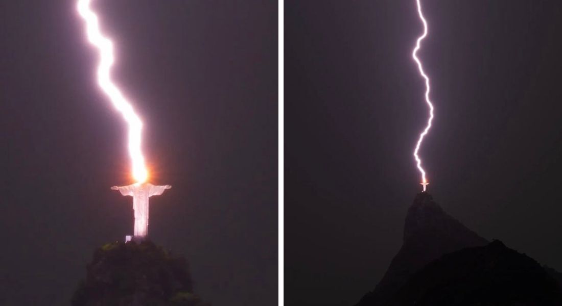  Cristo Redentor, no Morro do Corcovado