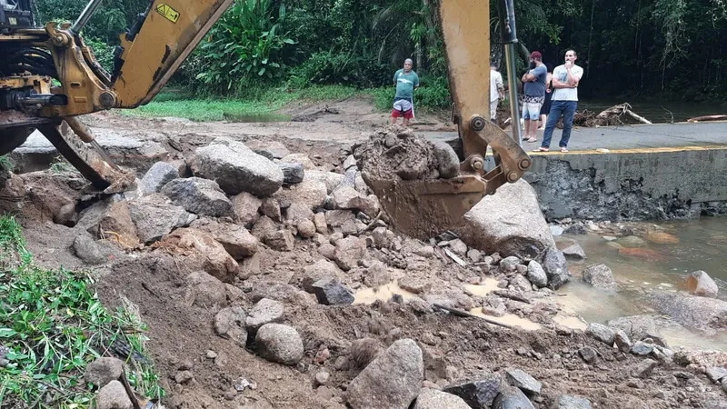 Deslizamento em Ubatuba