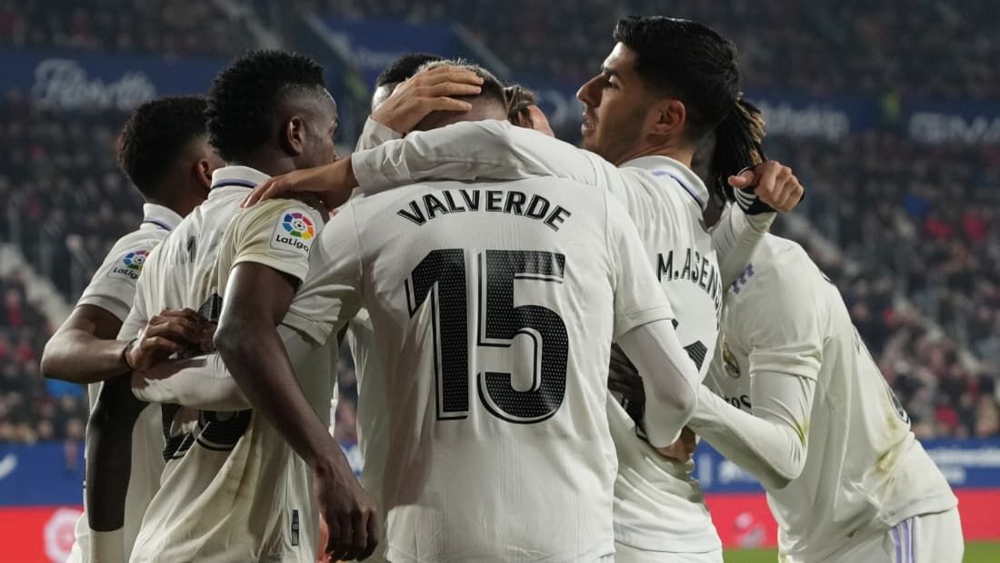 Real Madrid venceu o Osasuna pelo Campeonato Espanhol