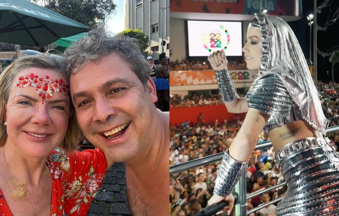 De elogio de Anitta a beijo de Lindbergh e Gleisi: os nove momentos dos políticos no Carnaval