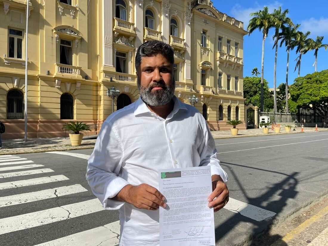 Rinaldo Júnior protocola ofício de audiência com governadora