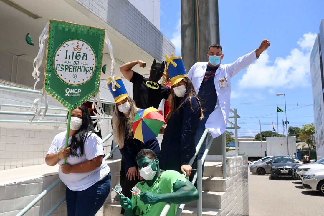 Atividades no Hospital do Câncer de Pernambuco