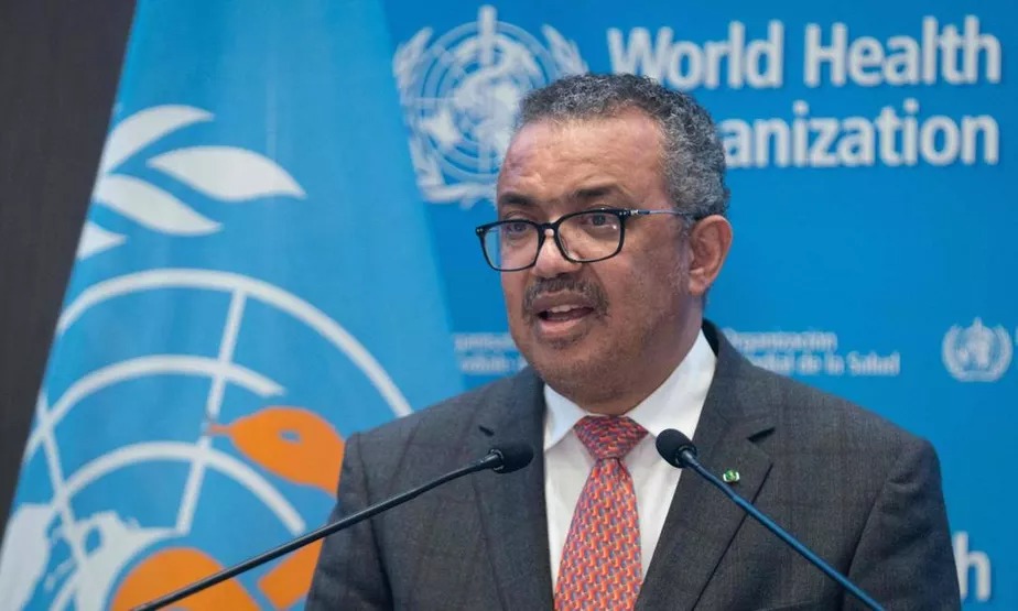 O diretor-geral da Organização Mundial da Saúde (OMS), Tedros Adhanom