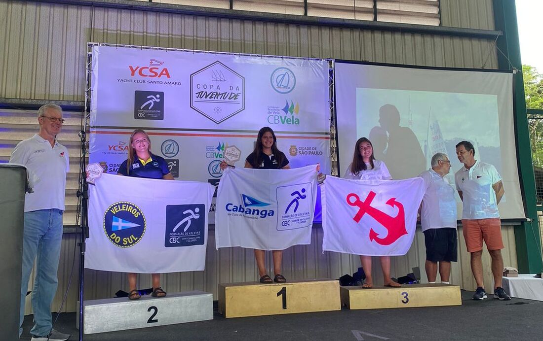 Valentina foi a campeã da classe Ilca 6