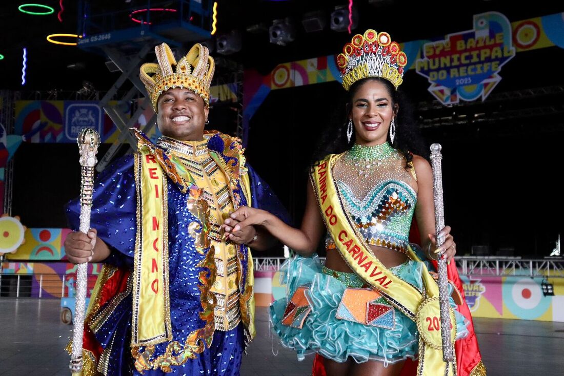 Bhrunno Henrique e Mayara Araújo, Rei e Rainha do Carnaval do Recife de 2023